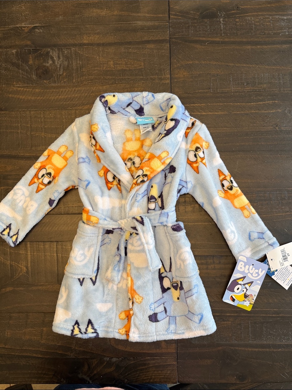 NEW Bluey and Bingo Robe 2T